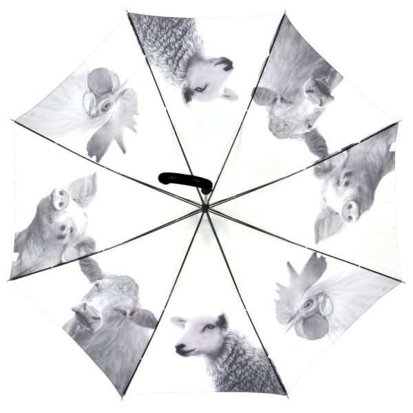 Esschert Design Regenschirm Bauernhoftiere
