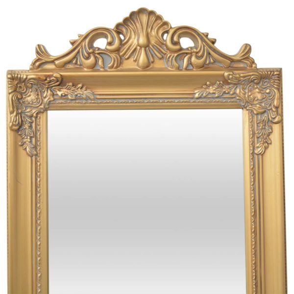 Standspiegel im Barock-Stil 160×40 cm Gold
