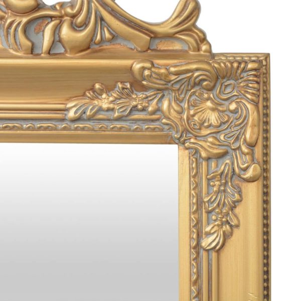 Standspiegel im Barock-Stil 160×40 cm Gold