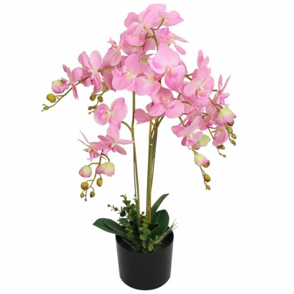 Künstliche Orchidee mit Topf 75 cm Rosa