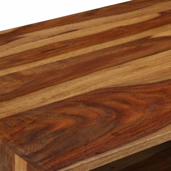 Couchtisch Massivholz mit Honig-Finish 110x50x37 cm