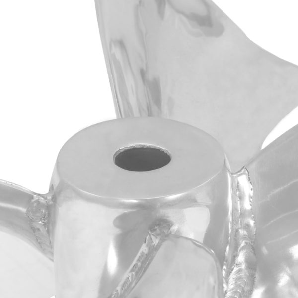Couchtisch Silbern 60x60x30 cm Aluminium und Gehärtetes Glas