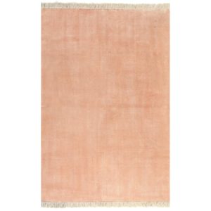 Kelim-Teppich Baumwolle 160×230 cm Rosa