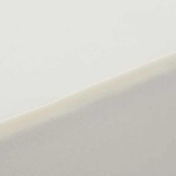 2 Stück Tischdecken mit Rand Stretch Creme 243 x 76 x 74 cm