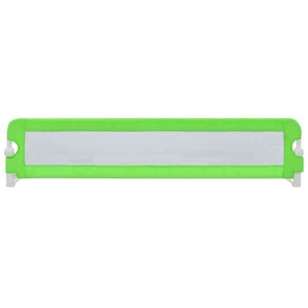 Kleinkind-Bettschutzgitter Grün 180×42 cm Polyester