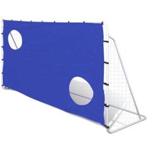 Fußball Tor mit Torschusswand Stahl 240 x 92 x 150 cm