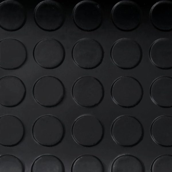 Gummi-Bodenmatte Antirutschmatte mit Punkten 2 x 1 m