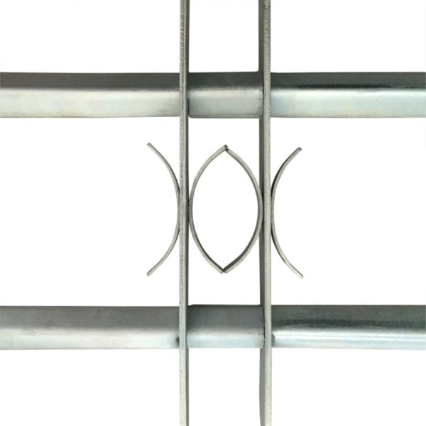 Fenstergitter Verstellbar mit 2 Querstäben 500-650 mm