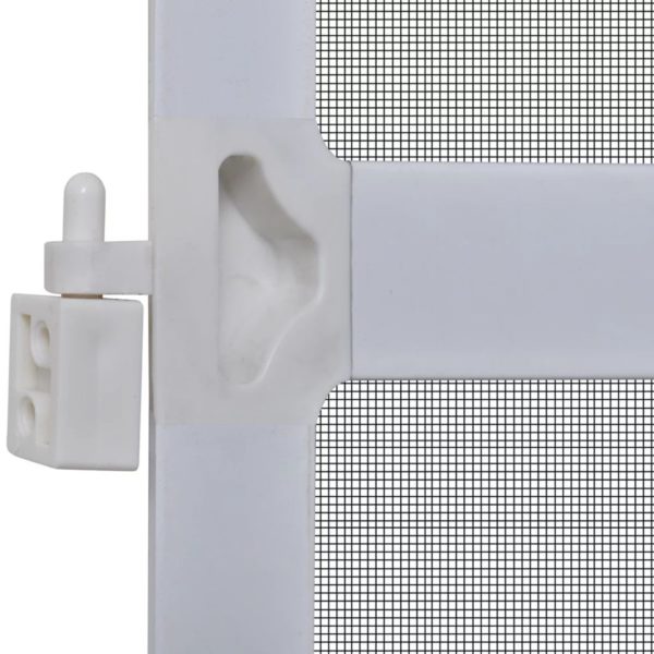 Insektenschutz mit Scharnieren für Türen 100 x 215 cm weiß