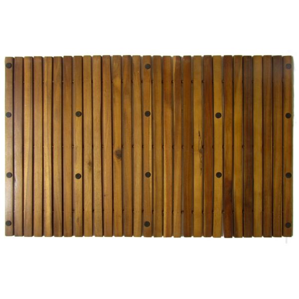 Badematte aus Akazienholz 80 x 50 cm