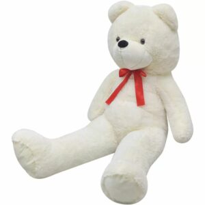 XXL Weicher Plüsch-Teddybär Weiß 100 cm