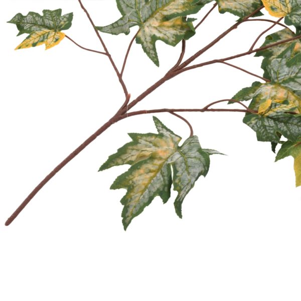 Künstliche Blätter Ahorn 10 Stk. Grün 75 cm