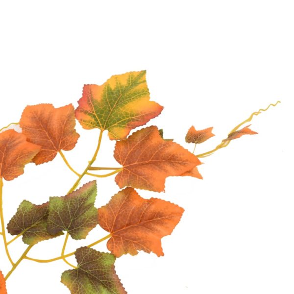 Künstliche Blätter Traube 10 Stk. Rot 70 cm