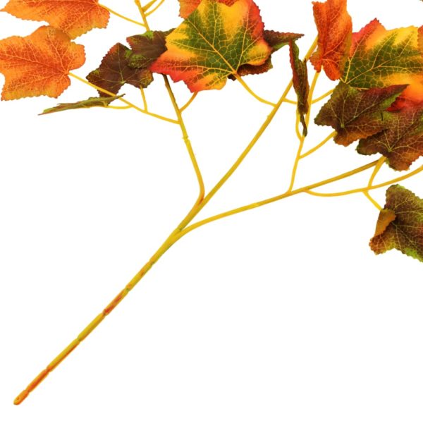 Künstliche Blätter Traube 10 Stk. Rot 70 cm
