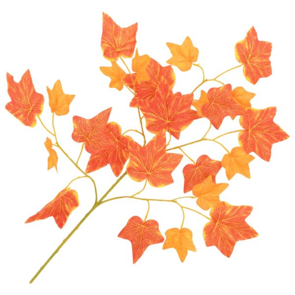 Künstliche Blätter Efeu 10 Stk. Rot 70 cm