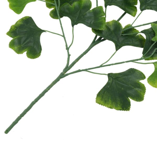 Künstliche Blätter Ginko 10 Stk. Grün 65 cm
