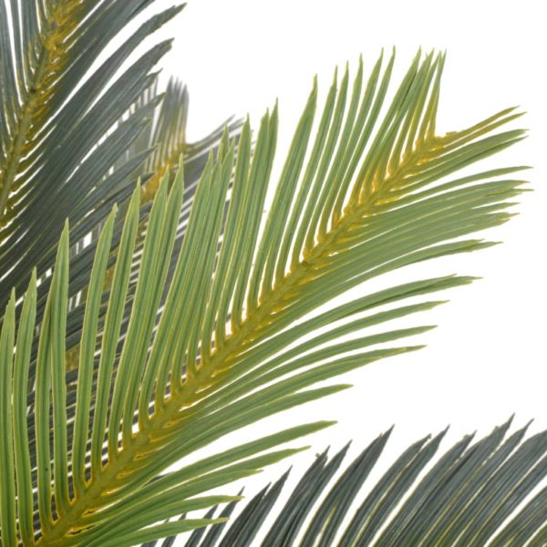 Künstliche Pflanze Cycas-Palme mit Topf Grün 90 cm