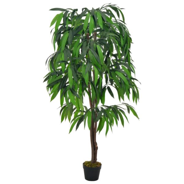 Künstliche Pflanze Mangobaum mit Topf Grün 140 cm