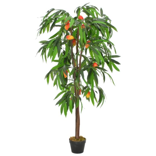 Künstliche Pflanze Mangobaum mit Topf Grün 150 cm