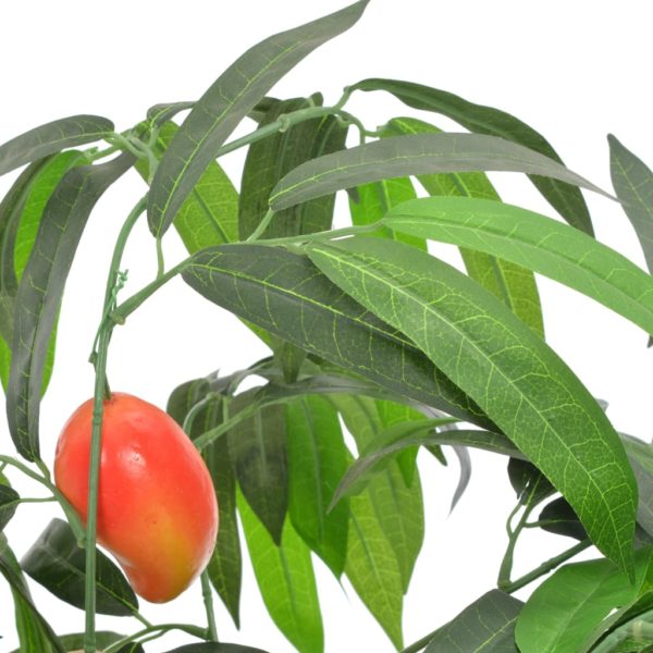 Künstliche Pflanze Mangobaum mit Topf Grün 150 cm