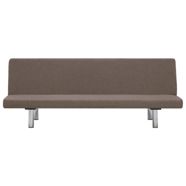 Schlafsofa Taupe Polyester