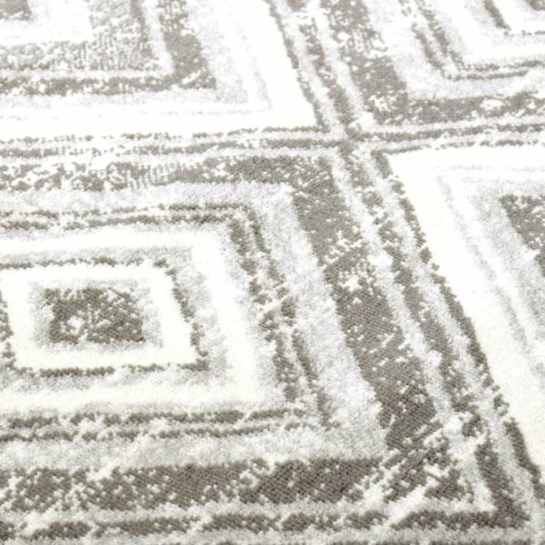 Teppich Grau 80 x 150 cm PP