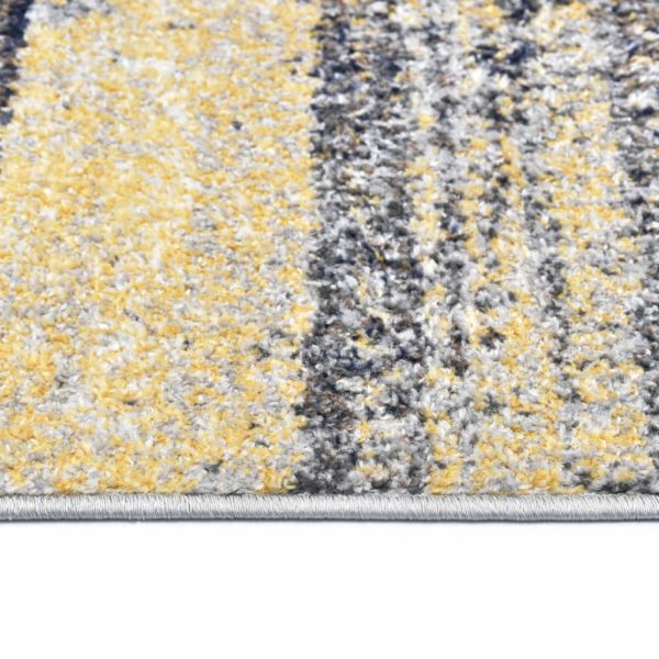 Teppich Grau und Beige 160 x 230 cm PP