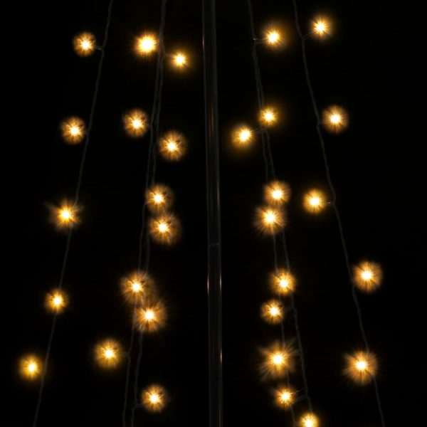 Weihnachtskegelbaum 96 LEDs Innen und Außen 72 x 180 cm