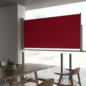 Ausziehbare Seitenmarkise 120×300 cm Rot