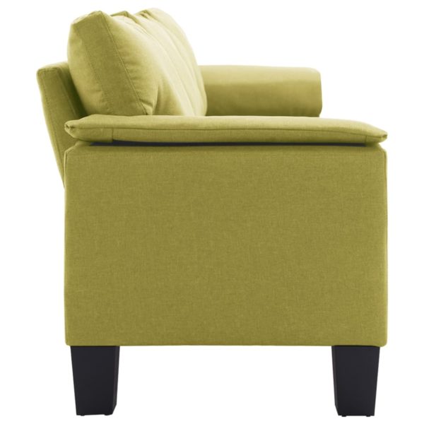 4-Sitzer-Sofa Grün Stoff
