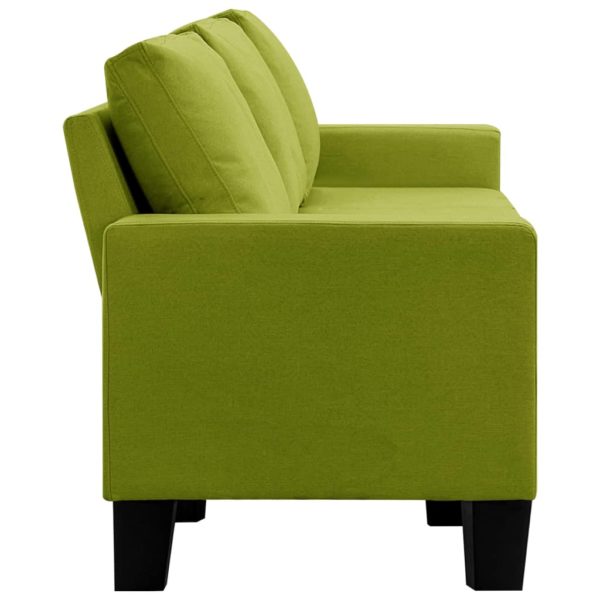 5-Sitzer-Sofa Grün Stoff