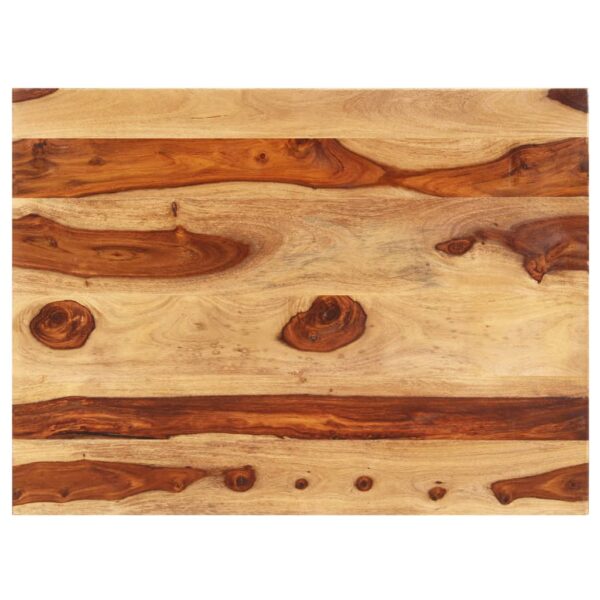 Tischplatte Massivholz Palisander 15-16 mm 70×80 cm
