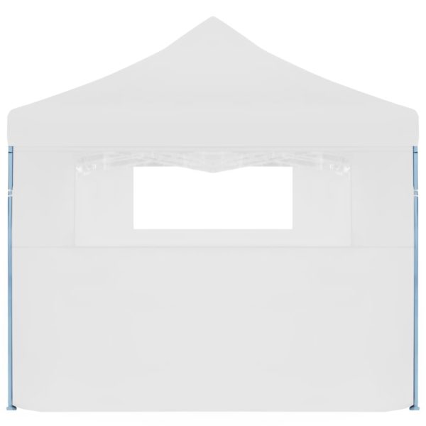 Pop-Up Partyzelt Faltbar mit 5 Seitenwänden 3×9 m Weiß