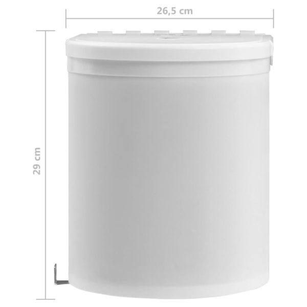 Küchen-Einbau-Mülleimer Kunststoff 12 L
