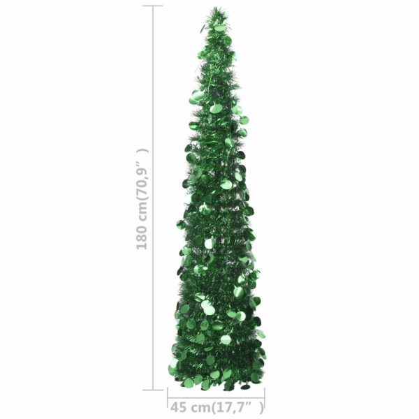 Künstlicher Pop-Up-Weihnachtsbaum Grün 180 cm PET