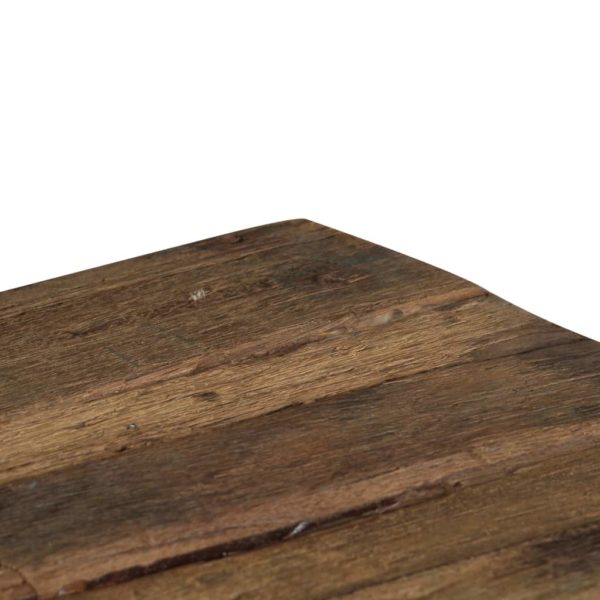 Opium Couchtisch Altholz und Stahl 110×60×35 cm