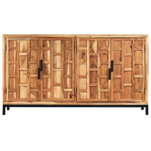 Sideboard Akazienholz Massiv 145 x 40 x 80 cm