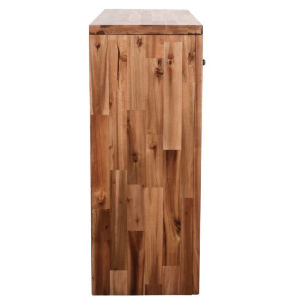Konsolentisch Massivholz Akazie 86 × 30 × 75 cm