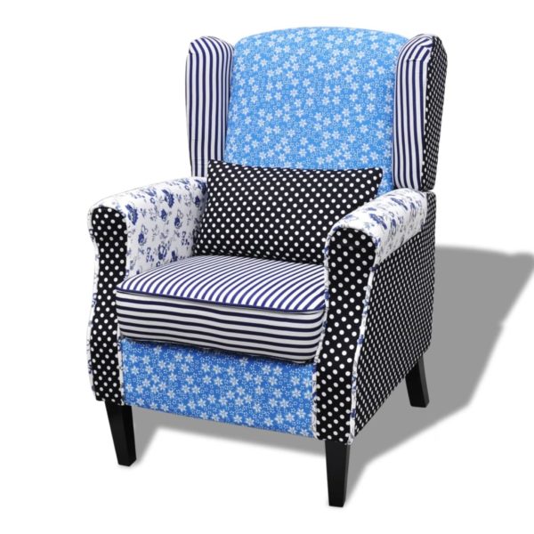 Sessel mit Patchwork-Design Stoff