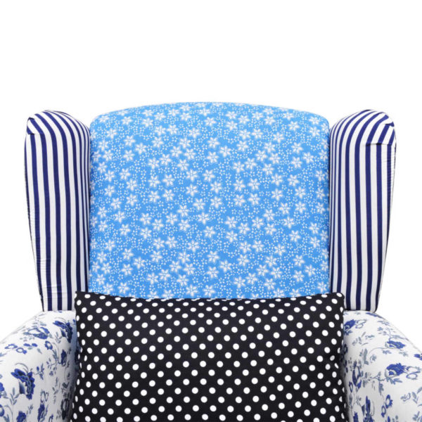 Sessel mit Patchwork-Design Stoff