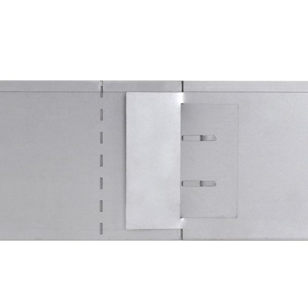 Flexible Rasenkante 5-er Set 100×15 cm Verzinkter Stahl