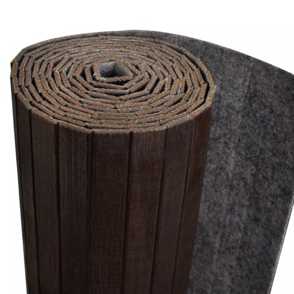 Raumteiler Bambus Dunkelbraun 250×165 cm