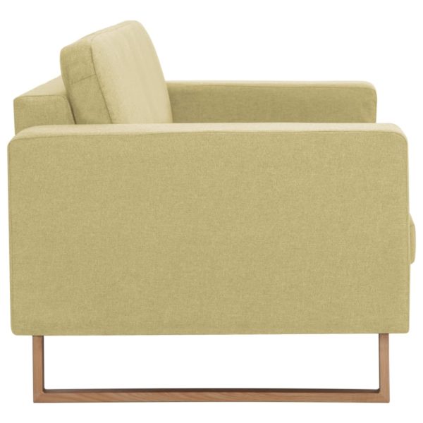 3-Sitzer-Sofa Stoff Grün