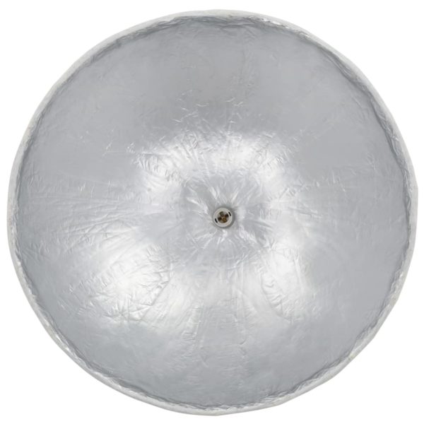 Pendelleuchte Weiß und Silbern Ø70 cm E27