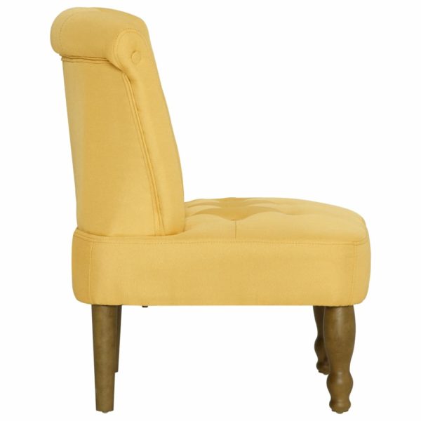 Französischer Stuhl Gelb Stoff