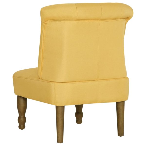 Französischer Stuhl Gelb Stoff
