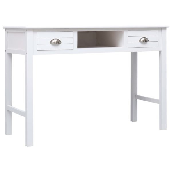 Schreibtisch Weiß 110×45×76 cm Holz