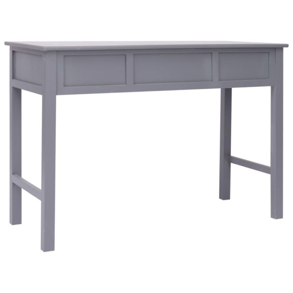 Schreibtisch Grau 110×45×76 cm Holz