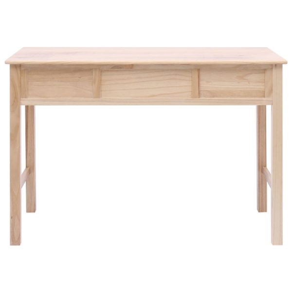 Schreibtisch Natur 110 × 45 × 76 cm Holz