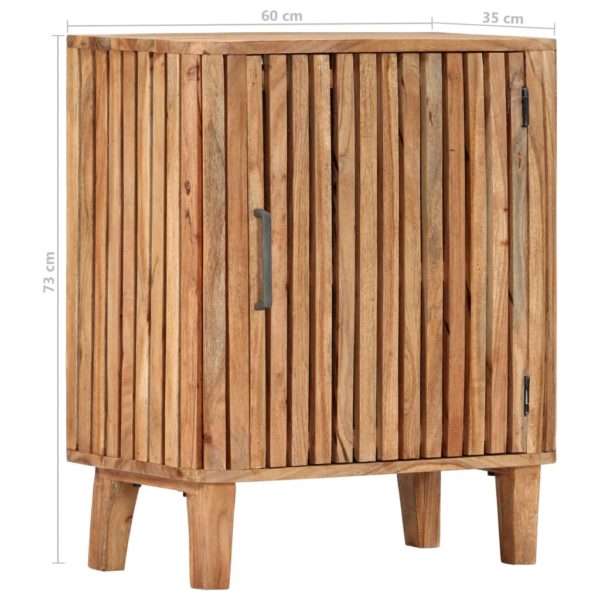Sideboard 60 x 35 x 73 cm Massivholz Akazie